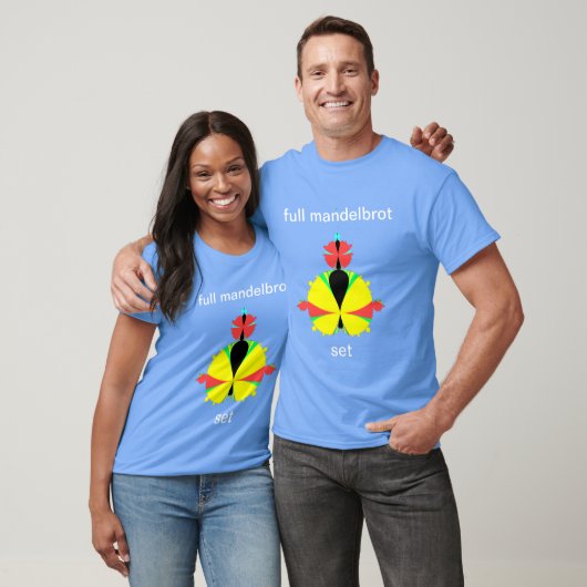 T-shirt plein mandelbrot set pop art (Unisexe)