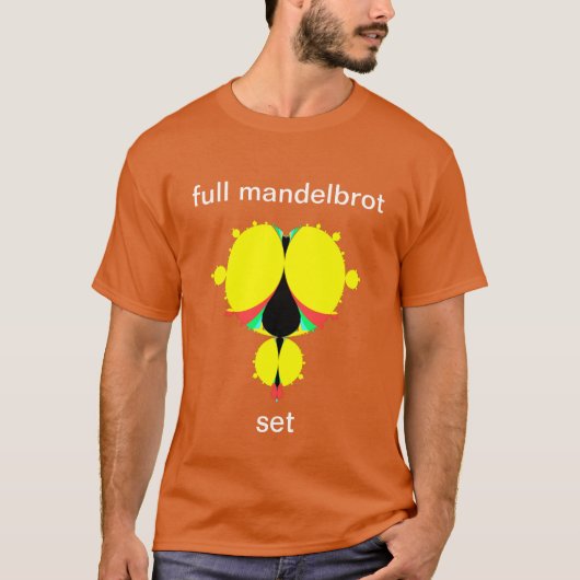 T-shirt plein mandelbrot set pop art (Devant)