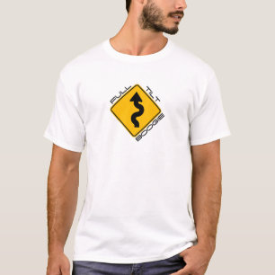 T-shirt Pleine boogie d'inclinaison - route d'enroulement