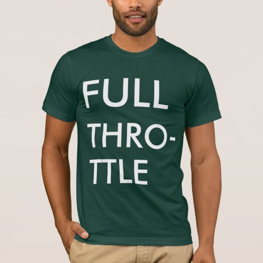 T-shirt Pleine commande de puissance ! (Devant)