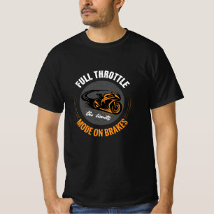 T-shirt Pleine Commande - Mode Ride Sur Freins Motorcycle