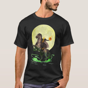 T-shirt Pleine Lune Méchant Cavalier Sans Tête Halloween