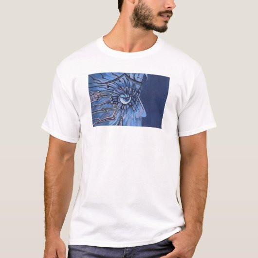 T-shirt Pleurant Dans Le Vent (Devant)