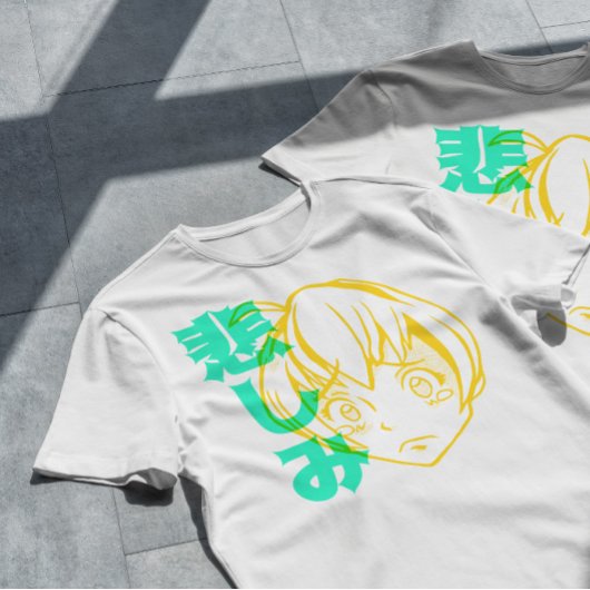 T-shirt Pleure d'une fille d'Anime