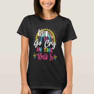 T-shirt Pleurer Dans La Promenade Dans Chef Humour Sarcast