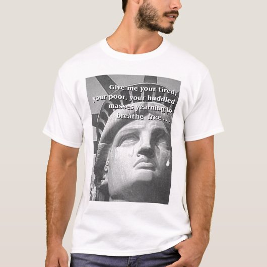 T-SHIRT PLEURER DE LIBERTÉ (Devant)