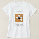T-shirt Pleurer Goishi à Atari Funny Go<br><div class="desc">Cette conception amusante et simple de t-shirt applique la philosophie d'aller comme une leçon de vie humoristique. Être forcé d'accepter une réalité désagréable est quelque chose que tout le monde connaît et cette triste pierre noire sait exactement ce que vous ressentez. Portez ce t-shirt amusant à la soirée de jeu,...</div>