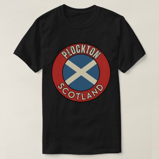 T-shirt Plockton, Écosse (Design devant)