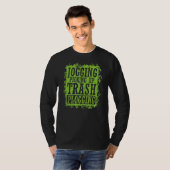 T-shirt Plogging Jogging ramasser les ordures (Devant entier)