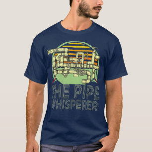 T-shirt Plomber amusant Le Tuyau Whisperer Rétro Vintage D