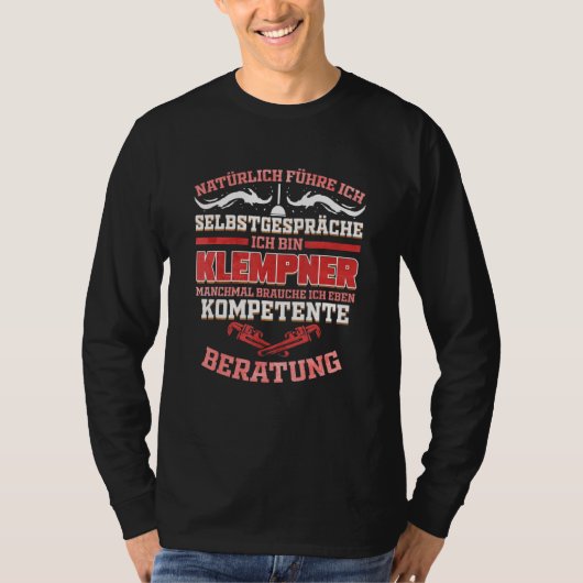 T-shirt Plomber d'auto-conversation "Plomber" (Devant)