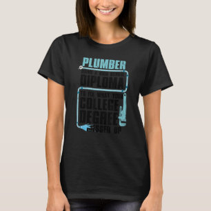 T-shirt Plomber Homme Pipefitter Pipe Plumber 2