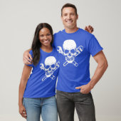 T-shirt Plomber Pipefitter Wrench Skull Plumer (Unisexe)