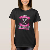 T-shirt Plomberie Plomber femelle (Devant)