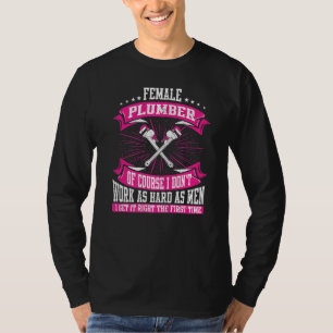 T-shirt Plomberie Plomber femelle