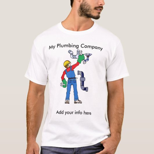 T-shirt plombier (Devant)