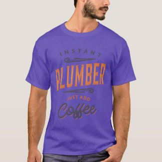 T-shirt Plombier Drôle Jobitle Profession drôle