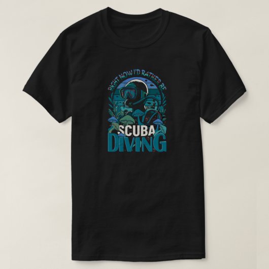 T-shirt plongée (Design devant)