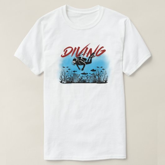 T-shirt plongée (Design devant)