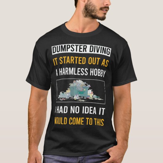 T-shirt Plongée à la benne sans danger (Devant)