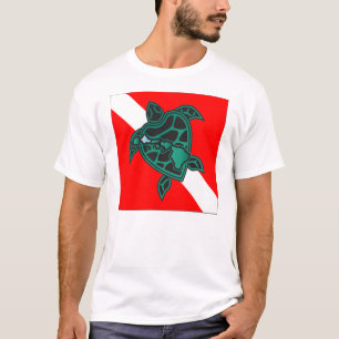 T-shirt Plongée à l'air d'Hawaï - tortue d'Hawaï