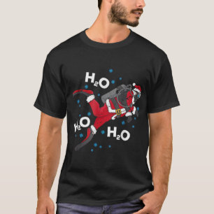 T-shirt Plongée amusante H2O H2O H2O Pun Scuba Christmas P