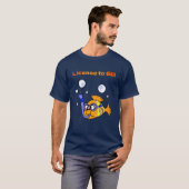 T-shirt Plongée amusante Plongée Poisson Conception (Devant entier)