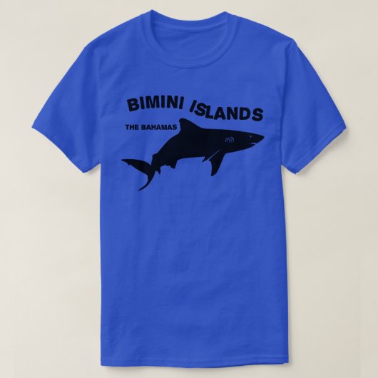 T-shirt Plongée aux îles Bimini Les Bahamas (Design devant)