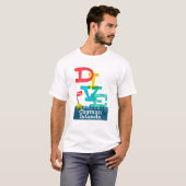 T-shirt Plongée aux îles Caïmans - Plongée colorée (Devant entier)