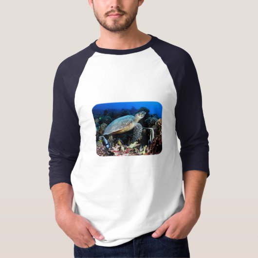 T-shirt Plongée avec des tortues (Devant)