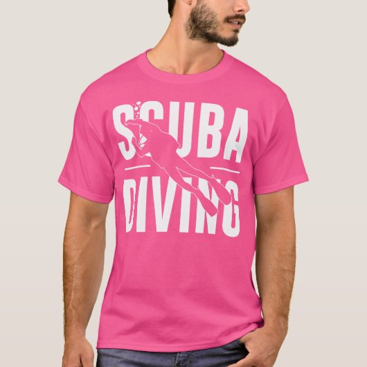 T-shirt Plongée Avec Plongée Sous-Marine (Devant)