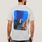 T-shirt Plongée avec tortue et poisson (Dos)