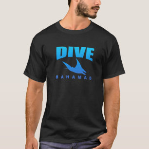 T-shirt Plongée Bahamas, plongée en scaphandre Mantas Ray