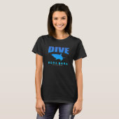 T-shirt Plongée Bora Bora Requin Requin Plongée en scaphan (Devant entier)
