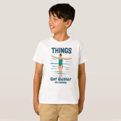 T-shirt Plongée cool - Les Choses S'Améliorent Avec La Bai (Devant entier)