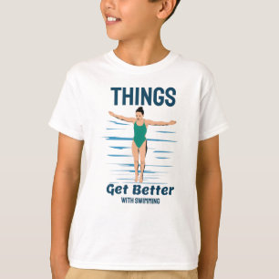 T-shirt Plongée cool - Les Choses S'Améliorent Avec La Bai