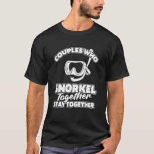T-shirt Plongée Couple Plongeur Snorkel Snorkeling