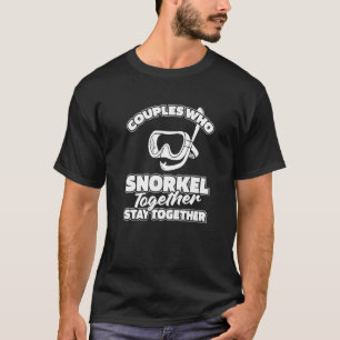 T-shirt Plongée Couple Plongeur Snorkel Snorkeling