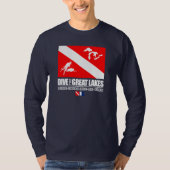 T-shirt Plongée dans les Grands Lacs (Devant)