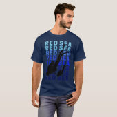 T-shirt plongée de la mer Rouge (Devant entier)