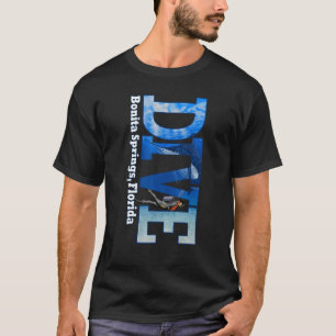 T-shirt PLONGÉE DE LA PLONGÉE Bonita Springs Plongée avec