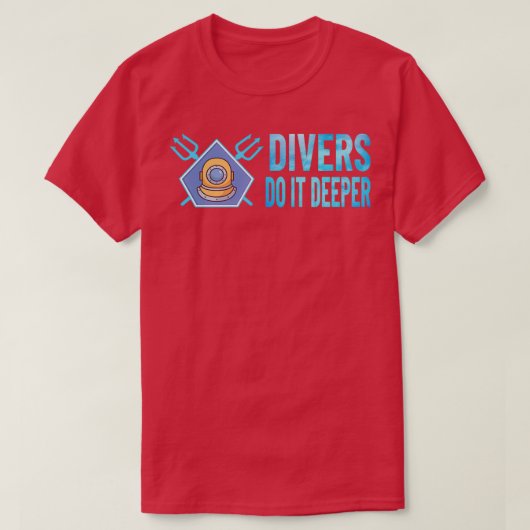 T-shirt PLONGÉE DE PLONGÉE PLONGÉE PLONGÉE PLONGÉE plongée (Design devant)