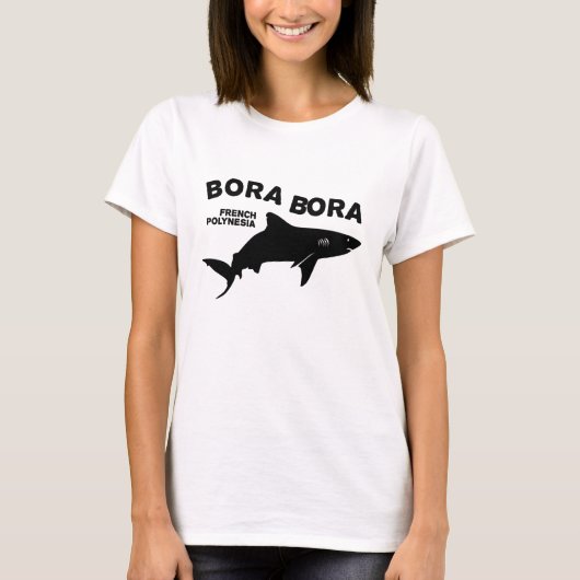 T-shirt Plongée De Requin À Bora Bora (Devant)