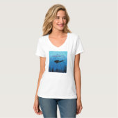 T-shirt Plongée de requin Plongée plongée (Devant entier)