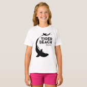 T-shirt Plongée de requins à Tiger Beach (Devant entier)