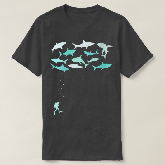 T-shirt Plongée de requins femmes Plongée Open Water Diver (Design devant)