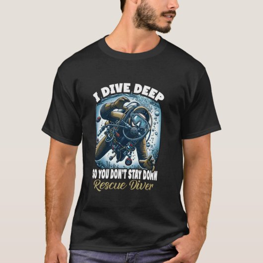 T-shirt Plongée de secours 1 (Devant)