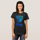 T-shirt Plongée Dire Hommes Plongée Plongée Plongée (Devant entier)
