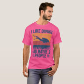 T-shirt Plongée Drôle Plongée Plongée (Devant entier)