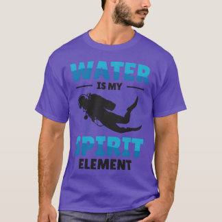 T-shirt Plongée en apnée Sports aquatiques Esprit Élément 
